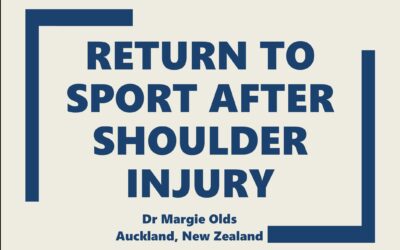 Return to Sport after Shoulder Injury: An Introduction